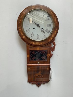Lot 1363 - An early 20th century inlaid rosewood and...