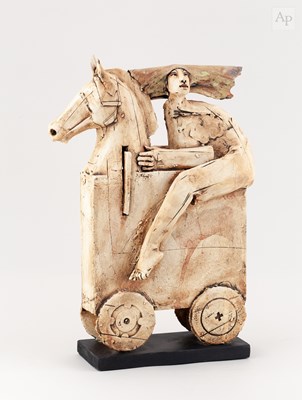 Lot 105 - CHRISTY KEENEY (born 1958); 'Hobby Horse', a...