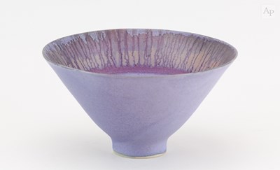 Lot 541 - SARAH PERRY (1945-2021); a conical stoneware...