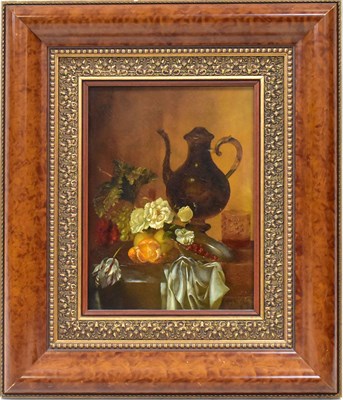 Lot 410 - ANDREAS BHEAR; oil on board, 17th century...