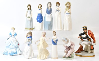 Lot 149 - Eleven figures, comprising a Royal Worcester...