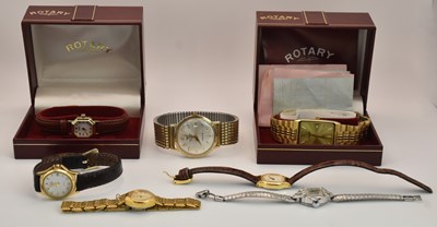 Lot 1555 - Seven assorted lady's and gentleman's vintage...