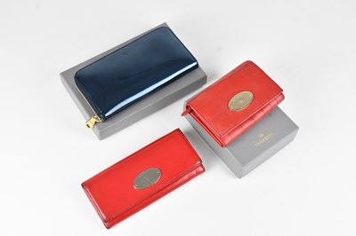 Lot 1427 - MULBERRY; three purses comprising a metallic...