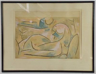 Lot 224 - PAUL KLEE (1879-1940); an original colour...