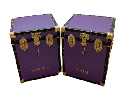 Lot 610 - A pair of modern 'His' and 'Hers' travel...