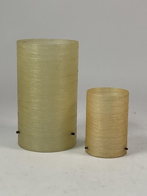 Lot 624 - SHATTALINE; two 1960s spun fibreglass shades,...