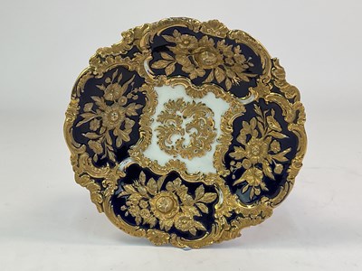 Lot 172 - MEISSEN; a porcelain bowl of shallow form with...