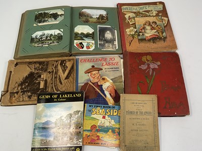 Lot 362 - A postcard album comprising one hundred and...