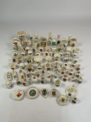 Lot 287 - W H GOSS; a quantity of crested china, various...