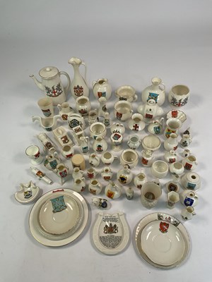 Lot 255 - W H GOSS; a collection of crested ware to...