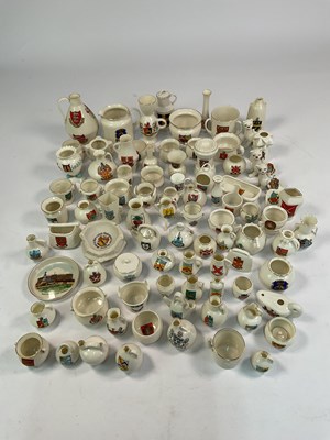 Lot 256 - W H GOSS; a collection of crested ware to...