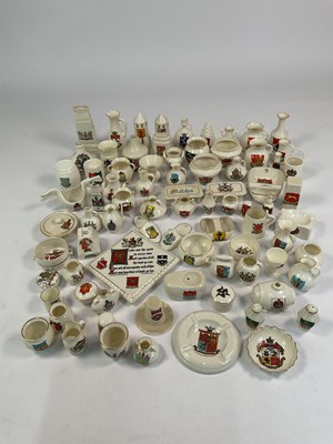Lot 257 - W H GOSS; a collection of items to include The...