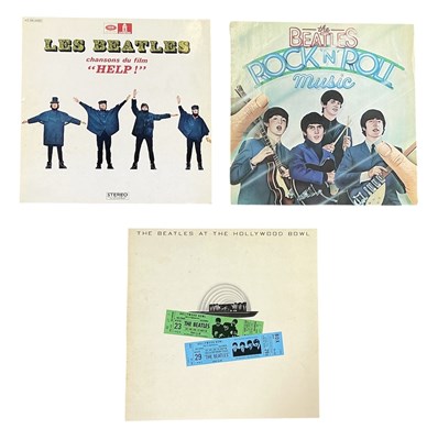 Lot 413 - THE BEATLES; three LPs comprising 'The Beatles...