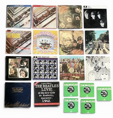 Lot 403 - THE BEATLES; fourteen assorted LPs including...