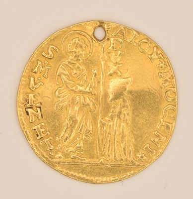 Lot 1474 - A 1763-1778 Venice Italy zecchino/ducat gold...