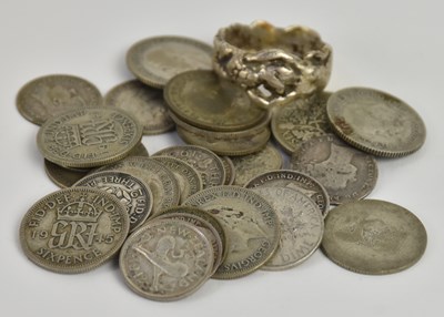 Lot 1525 - A small quantity of assorted all world coinage,...