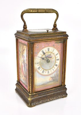 Lot 1379 - DROCOURT; a late 19th century French gilt...