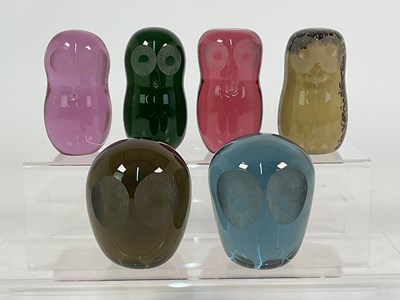 Lot 332 - WHITEFRIARS AND WEDGWOOD GLASS; six...