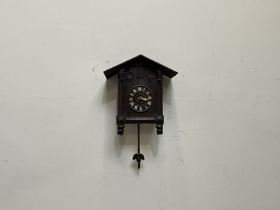 Lot 1364 - An early 20th century German cuckoo clock, 37cm.