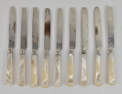 Lot 1245 - A set of nine late 19th/early 20th century...
