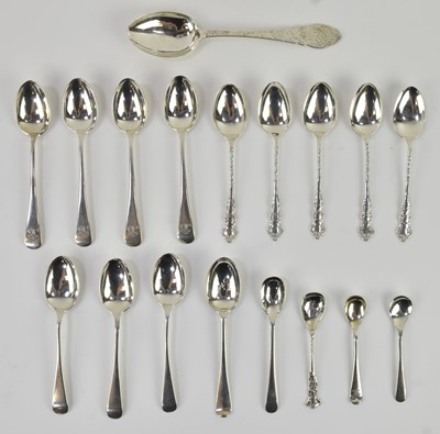 Lot 1148 - A collection of eighteen assorted hallmarked...