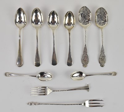 Lot 1184 - A pair of late Victorian hallmarked silver jam...