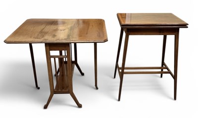 Lot 90 - An Edwardian mahogany and satinwood...