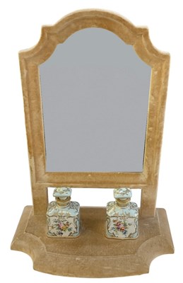 Lot 341 - An early 20th century cream felt upholstered...