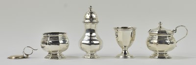 Lot 1188 - ELKINGTON & CO; a George VI hallmarked silver...