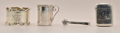 Lot 1221 - HENRY GREAVES; a late Victorian hallmarked...