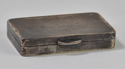 Lot 1251 - An Elizabeth II hallmarked silver rectangular...