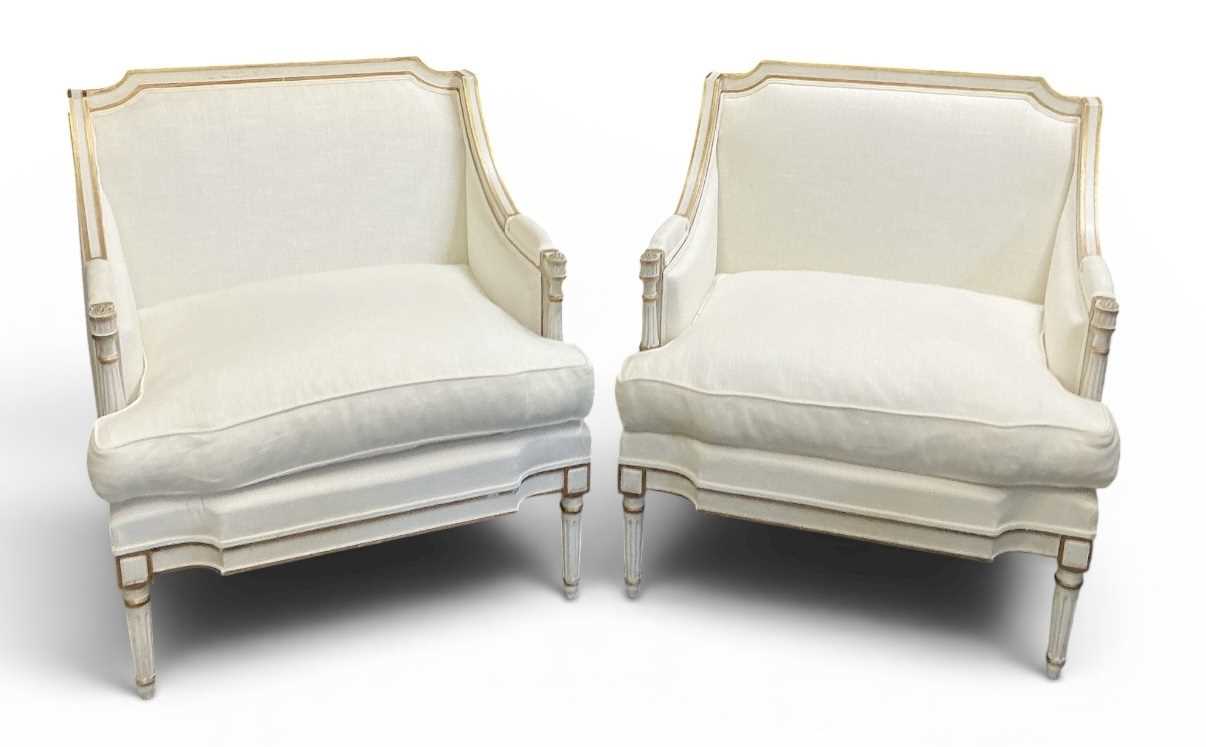 Lot 10 - A pair of reproduction French Empire style...