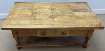 Lot 681 - BARKER AND STONEHOUSE; a mango wood coffee...