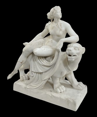 Lot 468 - MINTON; a 19th century white bisque porcelain...