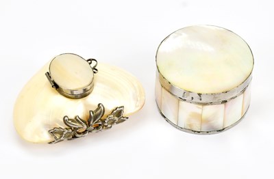 Lot 2109 - An early 20th century mother of pearl and...