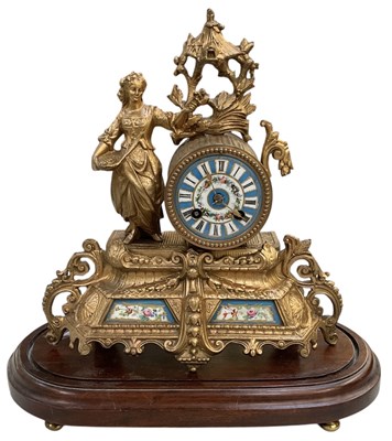 Lot 144 - A late 19th century French gilt metal ormolu...