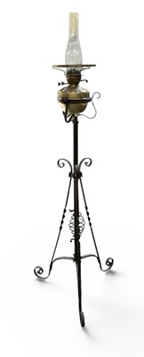 Lot 136 - A late 19th/early 20th century black painted...