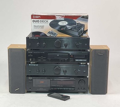 Lot 165 - TEAC; a compact disc player, together with...