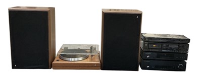 Lot 399 - TECHNICS; a hi-fi system comprising Technics...