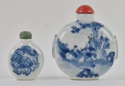 Lot 1057 - A 19th century Chinese blue and white...