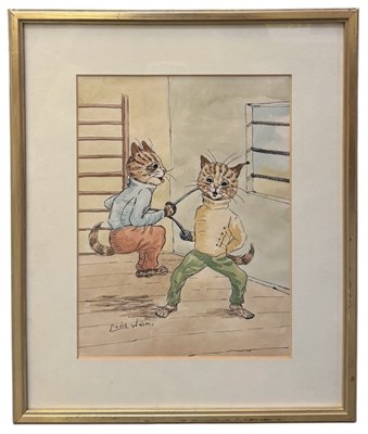 Lot 182 - IN THE MANNER OF LOUIS WILLIAM WAIN (British,...