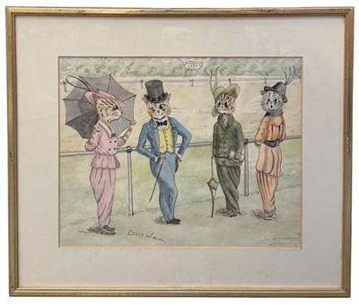 Lot 183 - IN THE MANNER OF LOUIS WILLIAM WAIN (British,...