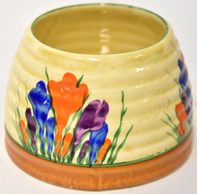 Lot 129 - CLARICE CLIFF; a 'Bizarre Crocus' pattern...
