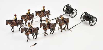 Lot 2135 - Two boxed sets of painted lead King's Troop...