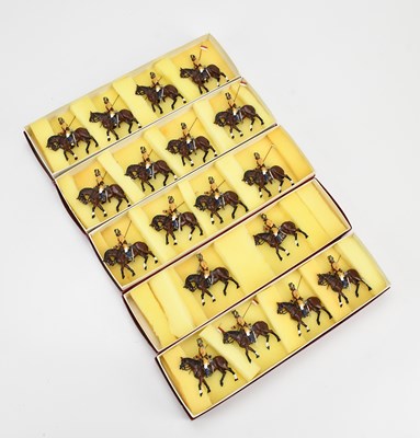 Lot 2102 - ALL THE QUEEN'S MEN; a good collection of lead...