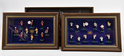 Lot 2104 - W. BRITAIN; two cased montages of lead...