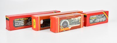 Lot 2227 - HORNBY; two boxed locomotives and tenders,...