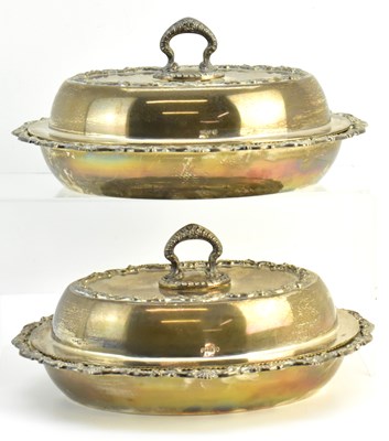 Lot 1124 - GORHAM MANUFACTURING CO; a pair of Edwardian...