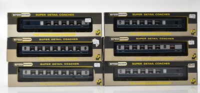 Lot 2276 - WRENN; six boxed Super Detail coaches...