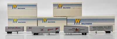 Lot 2279 - WALTHERS; five boxed kit-built model railway...